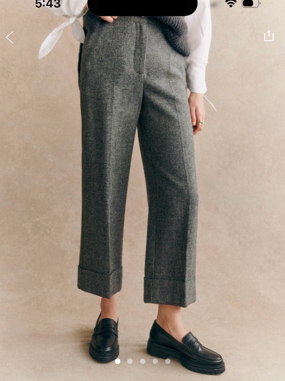 Sezane Damon Trouser 100% Wool